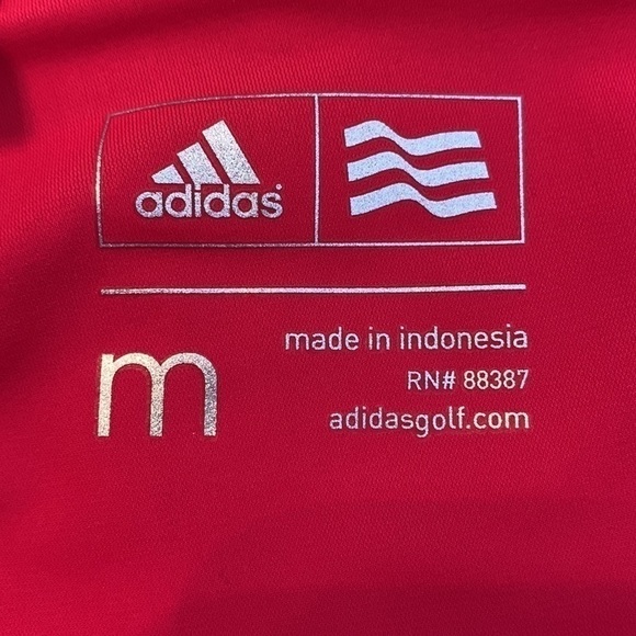 adidas Golf Skirt / Skort, Size M, Red with White Streaks. - Picture 4 of 6